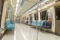 Empty Taipei Metro Car Royalty Free Stock Photo