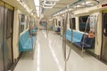 Empty Taipei Metro Car Royalty Free Stock Photo