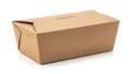 Empty takeout box Royalty Free Stock Photo