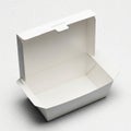 Empty takeout box isolated on white background Royalty Free Stock Photo