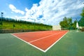 Empty tennis court