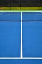 Closeup Image of an Empty Tennis Court