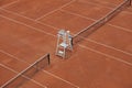 Empty tennis courts Royalty Free Stock Photo