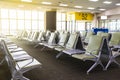 Empty terminal at the airport in Thailand, departure gate Royalty Free Stock Photo