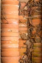 Empty terracotta pots Royalty Free Stock Photo