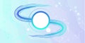 Empty textbox or think banner communication template concept sticker for text talk message or dialog horizontal