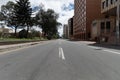 empty 72th avenue or chile avenue at bogota north in sunny day