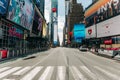 Empty Times Square - Covid 19 - NYC