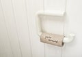 Empty toilet paper roll Royalty Free Stock Photo