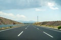 Empty toll highway. Otoyol 33 or North Aegean Motorway (Kuzey Ege Otoyolu).