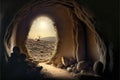 Empty tomb of Christ after the ressurection