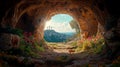 Empty tomb of Jesus Christ Royalty Free Stock Photo