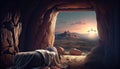 Empty tomb of Jesus Christ Royalty Free Stock Photo