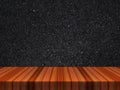Empty top shelves or table wood on stone background For product and some thing Royalty Free Stock Photo