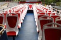 An empty tour bus in Cape Town, South Africa Royalty Free Stock Photo