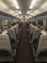 Empty Train Car on the Way From Horsham to London Royalty Free Stock Photo