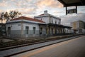 Empty Train Platform