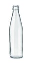 Empty transparent glass bottle Royalty Free Stock Photo