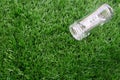 The long of light green artificial grass Royalty Free Stock Photo