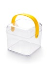empty transparent plastic box Royalty Free Stock Photo