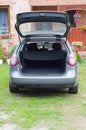 Empty trunk of the car Royalty Free Stock Photo