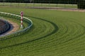 Turf Horse Racing Track Royalty Free Stock Photo