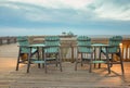 Folly Beach Pier Charleston South Carolina Morning Royalty Free Stock Photo