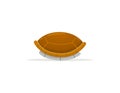 Empty Turtle Shell. Isolated Vector Illustration Royalty Free Stock Photo