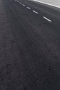 Empty two lane asphalt road highway Royalty Free Stock Photo