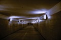 Empty underground passage Royalty Free Stock Photo