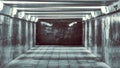 Empty underground passage in Moscow