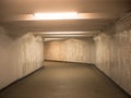 Empty underground pedestrian crossing Royalty Free Stock Photo