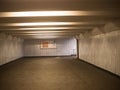 Empty underground pedestrian crossing Royalty Free Stock Photo
