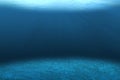 empty underwater for pattern and background Royalty Free Stock Photo