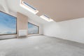 Empty unfinished interior (clipping path)