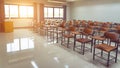 Empty university classroom Royalty Free Stock Photo