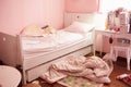 Empty And Untidy Child's Bedroom Royalty Free Stock Photo