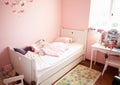 Empty And Untidy Child's Bedroom Royalty Free Stock Photo