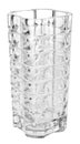 Empty vase of glass, isolated on white backgroun Royalty Free Stock Photo