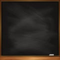 Empty vector blackboard Royalty Free Stock Photo