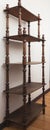 Vintage vertical wooden bookstand