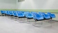 Empty waiting seats in hospital