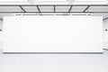 Empty wall in an exhibition hall Royalty Free Stock Photo