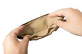 Empty Wallet Royalty Free Stock Photo