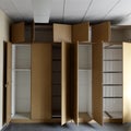 Empty wardrobes Royalty Free Stock Photo