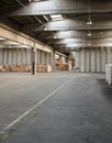 Empty warehouse Royalty Free Stock Photo