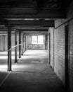 Empty warehouse office or commercial area Royalty Free Stock Photo