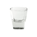 Empty water glass shot glasses isolated on white background Royalty Free Stock Photo