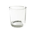 Empty water glass shot glasses isolated on white background Royalty Free Stock Photo