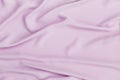 Empty waving pink fabric background Royalty Free Stock Photo